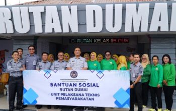 Rutan Dumai Gelar Bakti Sosial ke Panti Asuhan