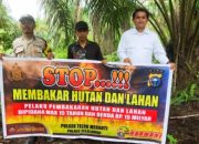 Cegah Karhutla di Wilayah Hukumnya, Polsek Teluk Meranti Berikan Edukasi Ke Masyarakat
