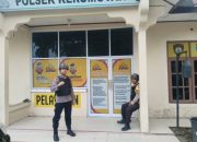Mako Polsek Kerumutan Cek Kesiapsiagaan Untuk Keamanan di Beberapa Titik