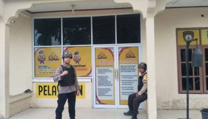 Mako Polsek Kerumutan Cek Kesiapsiagaan Untuk Keamanan di Beberapa Titik 