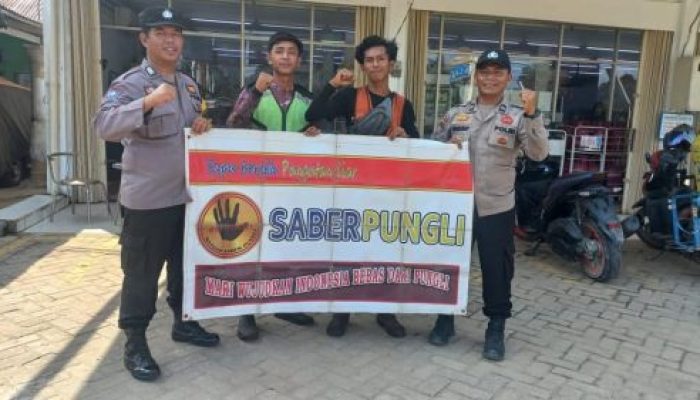 Polisi Laksanakan Giat Saber Pungli Di Kecamatan Pangkalan Lesung