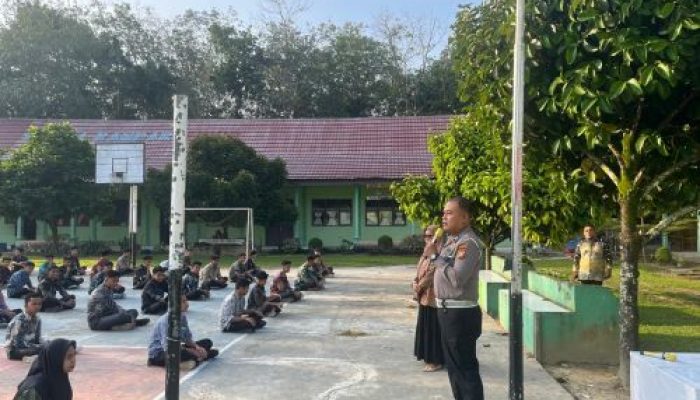 Sosialisasikan Etika Tertib Berlalu Lintas di MAN 4 Kampar, Himbauan Polres Kampar Tingkatkan Kesadaran Sebagai Generasi Muda