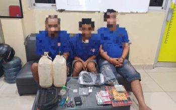 Kembali Satres Narkoba Dumai Bekuk Tiga Pelaku Peredaran Narkotika