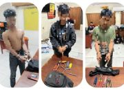 Tiga Pemuda Diamankan Polsek Dumai Barat Dengan Kasus Pencurian