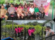 Polsek Tapung Hilir Dukung Program Pekarangan Pangan Lestari, Dorong Kemandirian Pangan di Desa Tapung Makmur