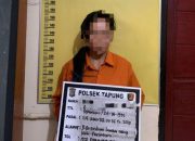 Polsek Tapung Amankan Seorang Pria Diduga Pengedar Sabu di Petapahan Jaya Dengan BB 4,86 Gram