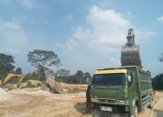 Galian C Diduga Ilegal Beroperasi di Dekat Aliran Sungai Tapung