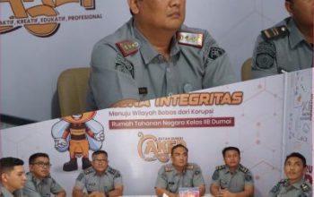 Jajaran Rutan Dumai Ikuti Arahan Dirjenpas Secara Virtual