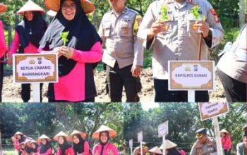 Kapolres Dumai Hadir Dalam Agenda Launching Penguatan Program Pekarangan Pangan Lestari P2L