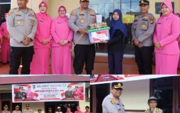 Didampingi Ketua Bhayangkari Cabang Kapolres Dumai Lakukan Kunjungan Kerja di Polsek Dumai Barat