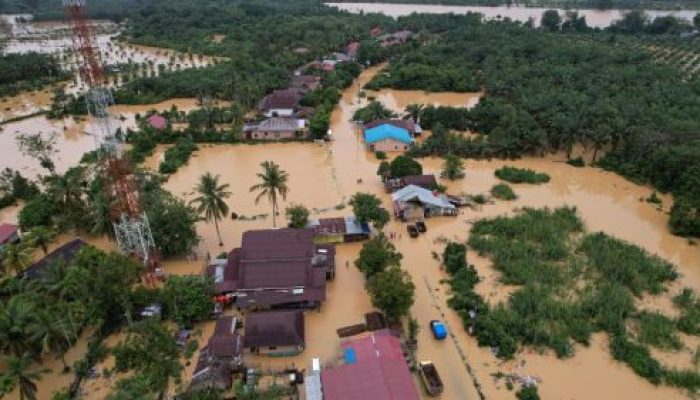 BPBD Damkar Riau Mencatat Sebanyak 12.813 Jiwa Masyarakat di Riau Terdampak Banjir