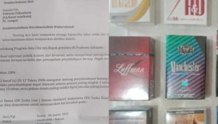 Demo Mapolda, LSM BERANTAS Dukung Aksi Mahasiswa, Desak Aparat Hukum Sikat dan Tangkap Mafia Rokok Ilegal