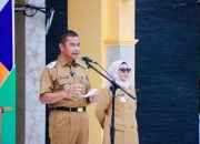 Bupati Kampar Ahmad Yuzar Pimpin Apel Gabungan ASN Perdana Setelah Dilantik Presiden Prabowo