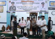 Solidaritas TNI-Polri di Bulan Ramadan, Kapolres Kampar Hadiri Safari Ramadhan Danrem 031/WB di Kampar