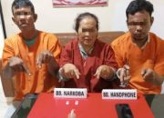 IRT di Desa Pulau Lawas Bersama Dua Teman Lelaki Ditangkap Satreskoba Polres Kampar