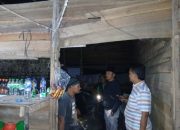 Berantas Pekat di Bulan Ramadhan, Polsek Kampar Kiri Sita Miras dan Alat Musik di Cafe Rambutan