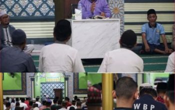 Meskipun Dalam Jeruji Besi, Warga Binaan Tetap Melaksanakan Ibadah Sholat tarawih