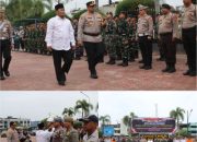 Pengamanan Idul Fitri 1446 H, Polres Dumai Gelar Apel Pasukan Operasi Ketupat Lancang Kuning 2025
