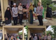 Polres Dumai dan Jajarannya Serahkan Bingkisan Paket Lebaran Pada Anak Panti Ar-Rozzak