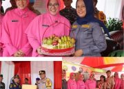 Bersama Ketua Bhayangkari Cabang dan PJU Kapolres Dumai Lakukan Pengecekan Pos Pengamanan