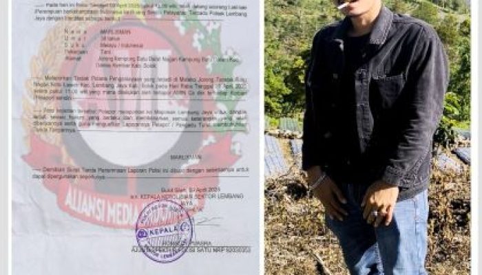 Afriadi Andika Tuding, LP Korban di Polsek Lembang Jaya Diduga Tidak Sesuai Dengan Peristiwa