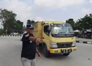 Pemberitahuan Truk Tonase Besar Tidak Boleh Lagi Sembarangan Masuk Jalan Kota Pekanbaru