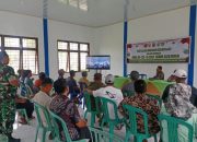 TMMD ke-124 Kodim 0320 Dumai di Kelurahan Bukit Kayu Kapur Selain Gotong Royong Pelda Sarwono Juga Memberikan Penyuluhan Wasbang