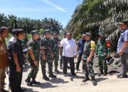 Kunjungan Tim Wasev Untuk TMMD ke -124 Kodim 0320 Dumai di Kelurahan Bukit Kayu Kapur