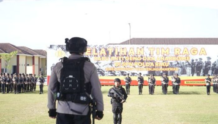 Polda Riau Gelar Upacara Pembukaan Pelatihan Tim RAGA Gelombang II Tahun 2025