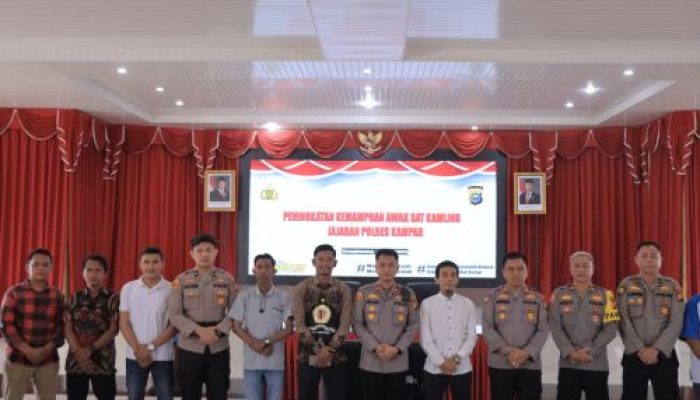 Menciptakan Keamanan Lingkungan dan Kondusif Polres Kampar Tingkatkan Kemampuan Satkamling dan Bhabinkamtibmas   