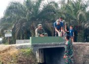 Rampung Sudah box culvert Program TMMD ke- 124 Kodim 0320 Dumai di Kelurahan Bukit Kayu Kapur