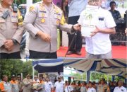 Peringatan Hari Buruh Nasional Jajaran Polres Dumai Berikan Pengamanan