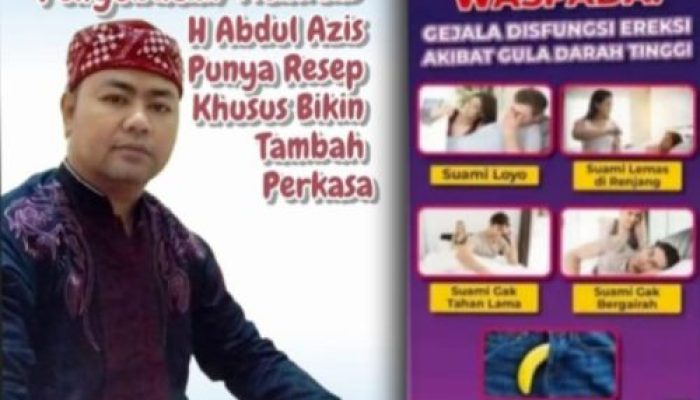 Klinik Pengobatan Alat Vital Terbaik Batam H.Abdulazis Atasi Lemah Syahwat