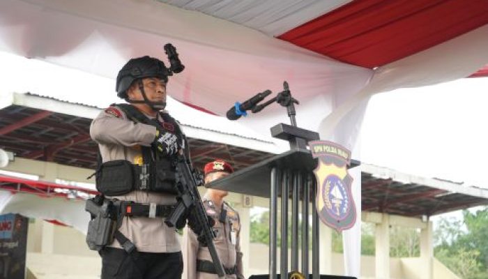 Wakapolda Riau Pimpin Upacara Penutupan Pelatihan Tim RAGA Gelombang Kedua di SPN Polda Riau