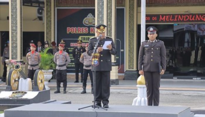 Polres Kampar Gelar Upacara Bendera Peringatan Hari Lahir Pancasila Tahun 2025
