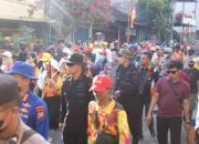 Dansat Brimob Polda Riau : Brimob Riau pastikan Festival ritual bakar tongkat 2025 aman
