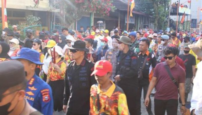 Dansat Brimob Polda Riau : Brimob Riau pastikan Festival ritual bakar tongkat 2025 aman