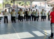 Kerja Bakti Antara Petugas Rutan Kelas IIB Dumai Dalam Menjalin Hubungan Silaturrahmi dengan Warga Binaan