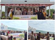 Green Policing Melalui Sat Binmas Polres Dumai Giat Penanaman Pohon di Pondok Pesantren Alam Quran