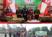 Polres Dumai Gelar Upacara Hari Bhayangkara Ke-79 di Halaman Kantor Walikota Dumai