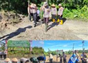 Jajaran Polsek Kota Dumai di Lima Kecamatan dan Enam Lokasi Ikuti Penanaman Jagung Serentak Kuartal lll