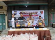Polres Dumai Gelar Jumpa Pers Terkait Pengungkapan Tindak Pidana Pengoplosan Beras