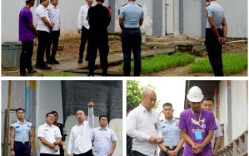 Pastika Kondisi Pagar Aman,  Karutan Dumai Pantau  Pemeliharaan  Gedung