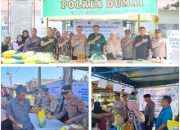 Bertajuk Polri Untuk Masyarakat, Jajaran Polres Dumai Gelar Operasi Sembako Murah