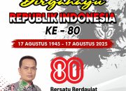 Sukri Tambusai, Ketua Koperasi Produsen Petani Sahabat Lestari, Mengucapkan, Dirgahayu Republik Indonesia ke-80