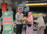 Peduli Sesama, Polres Kampar Hadirkan Pasar Murah di Bangkinang! Kapolres: Kami Ingin Masyarakat Terbantu