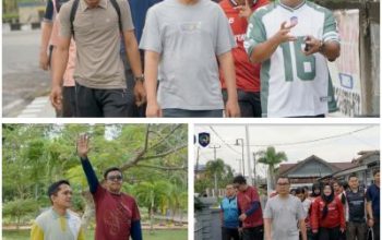 Rutan Dumai Gelar Jalan Santai Guna Perkuat Kebersamaan dan Semangat Sehat