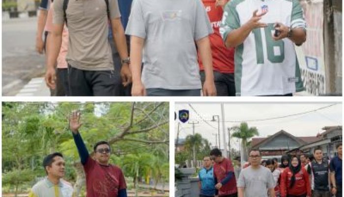 Rutan Dumai Gelar Jalan Santai Guna Perkuat Kebersamaan dan Semangat Sehat