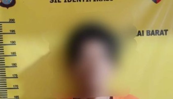 Polsek Dumai Barat Ungkap Kasus Curanmor, terungkap saat sepeda motor diparkir depan warung sekitar RSUD Dumai.