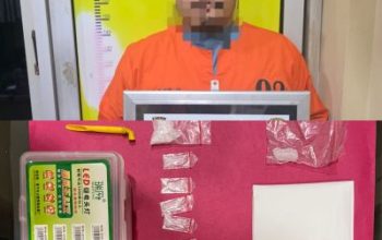 Sedang Transaksi Narkoba, Pria ini Diciduk Tim Opsnal Satres Narkoba Polres Dumai